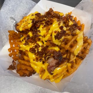Waffle Bacon Cheese fries