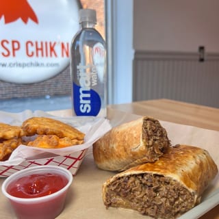Philly Cheesesteak toasted wrap