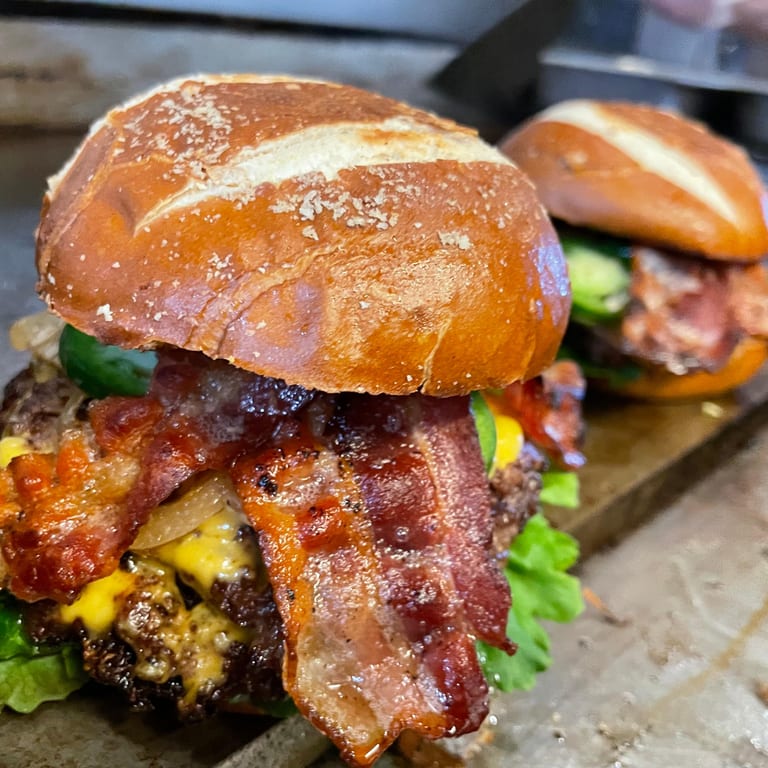 Mouthwatering Mushroom Cheeseburger